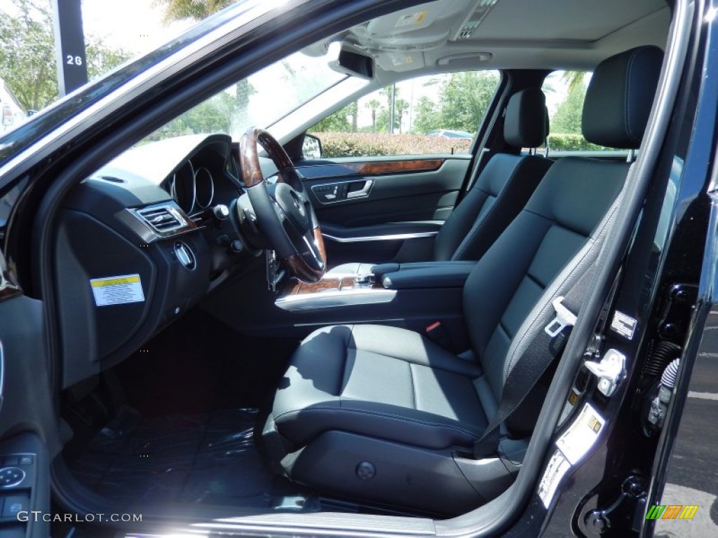 2014 E 350 Sedan - Black / Black photo #6