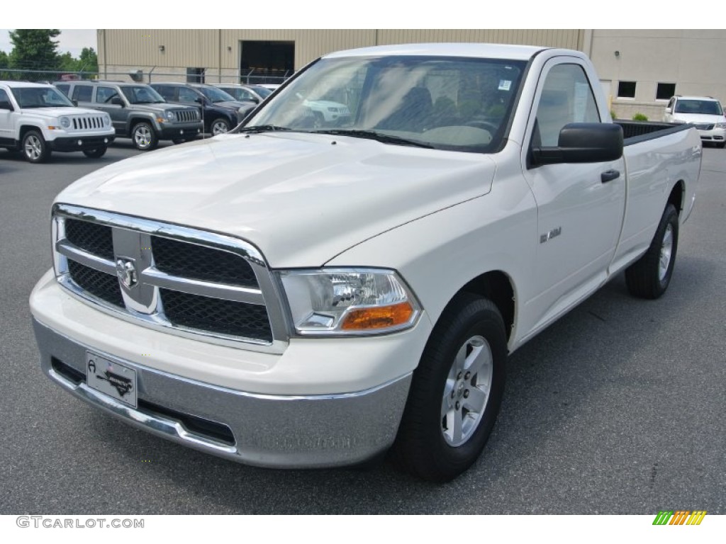 2009 Ram 1500 SLT Regular Cab - Stone White / Dark Slate/Medium Graystone photo #1