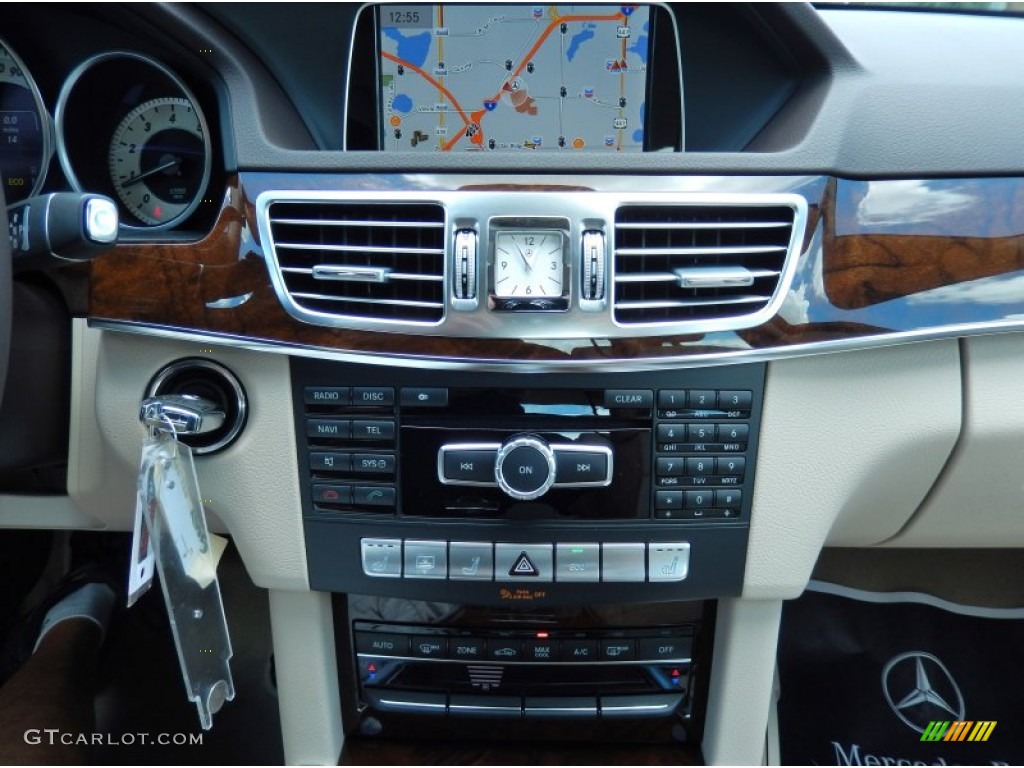2014 E 350 Sport Sedan - Black / Silk Beige/Espresso Brown photo #11