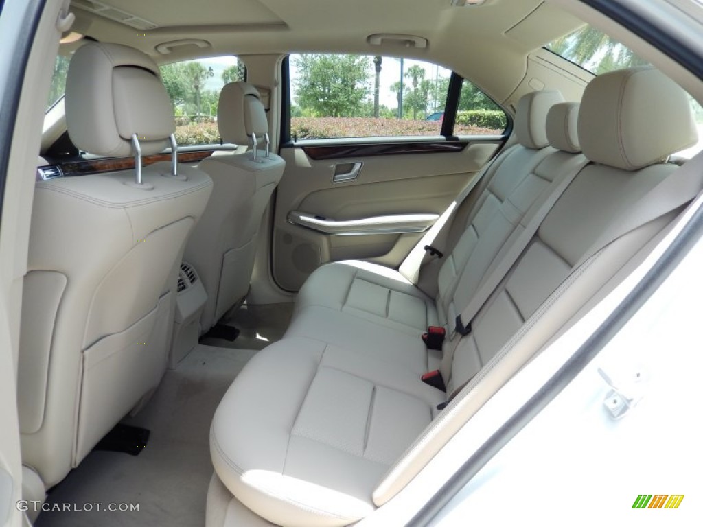 2014 E 350 Sedan - Diamond White Metallic / Silk Beige/Espresso Brown photo #7
