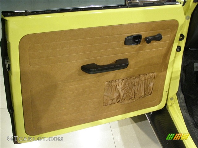 1979 Beetle Convertible - Yellow / Tan photo #12