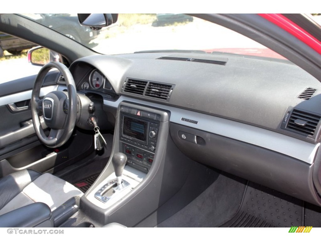 2005 S4 4.2 quattro Sedan - Brilliant Red / Black/Silver photo #13