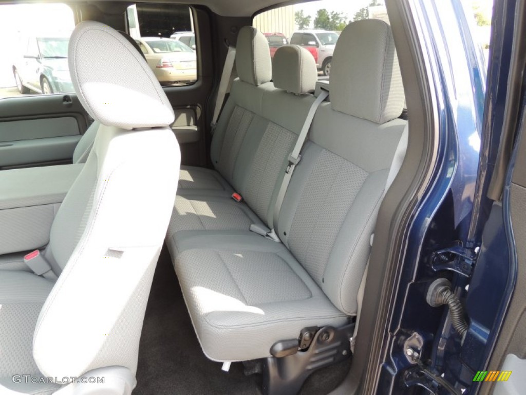 2011 F150 XLT SuperCab - Dark Blue Pearl Metallic / Steel Gray photo #6