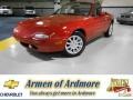 Classic Red 1992 Mazda MX-5 Miata Roadster