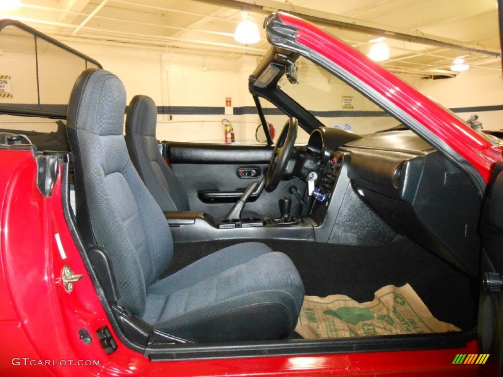 Black Interior 1992 Mazda MX-5 Miata Roadster Photo #82493889