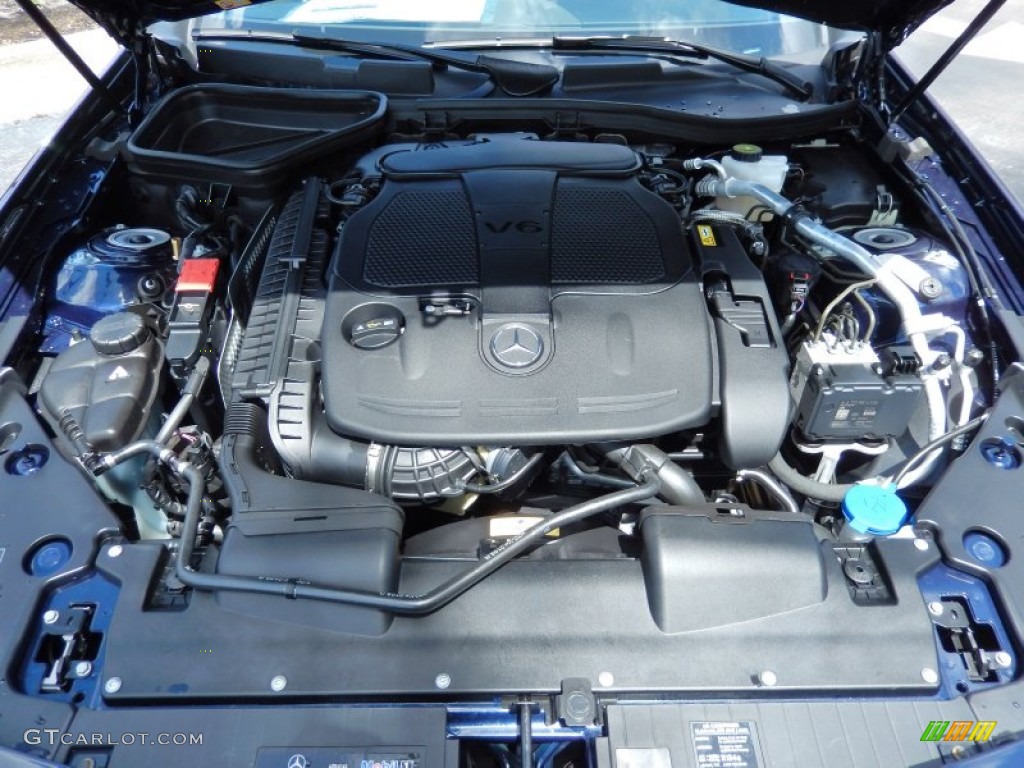 2013 Mercedes-Benz SLK 350 Roadster 3.5 Liter GDI DOHC 24-Valve VVT V6 Engine Photo #82494047