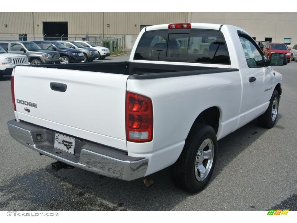 2002 Ram 1500 ST Regular Cab - Bright White / Dark Slate Gray photo #5