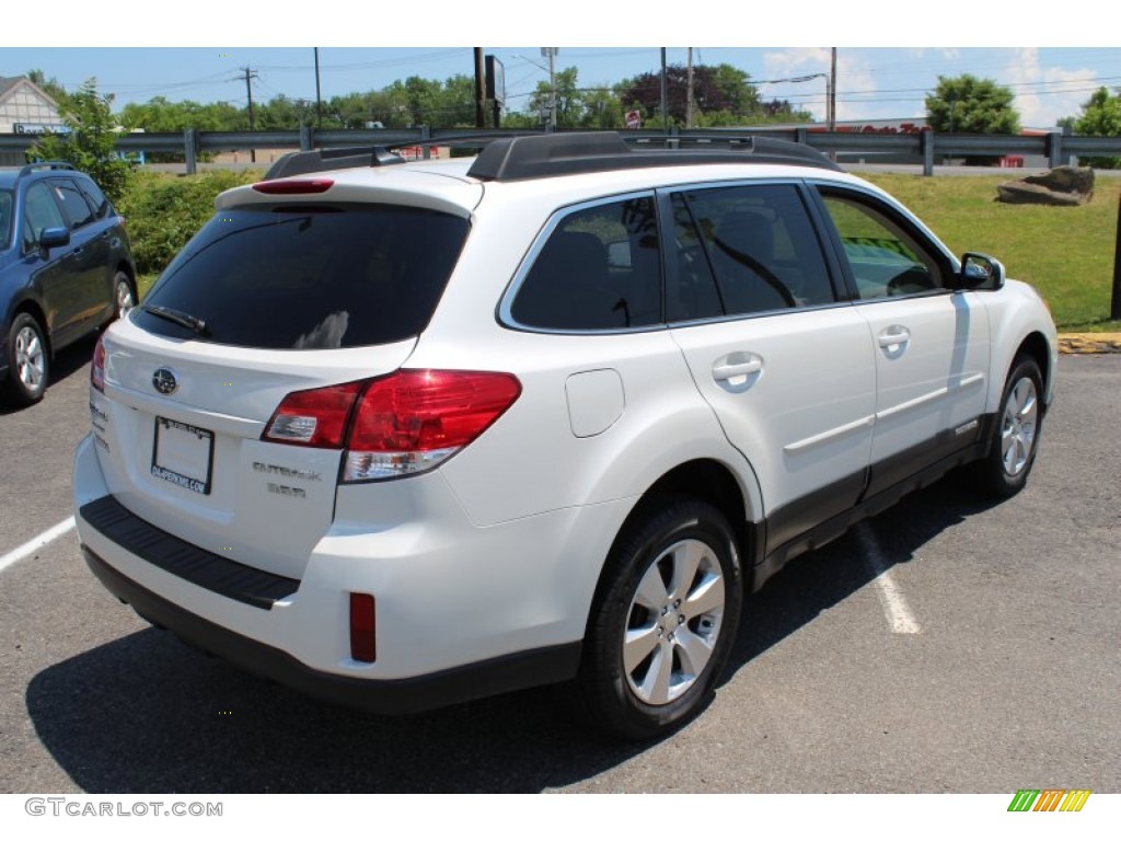 2011 Outback 3.6R Limited Wagon - Satin White Pearl / Warm Ivory photo #6
