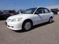 Taffeta White 2004 Honda Civic LX Sedan Exterior