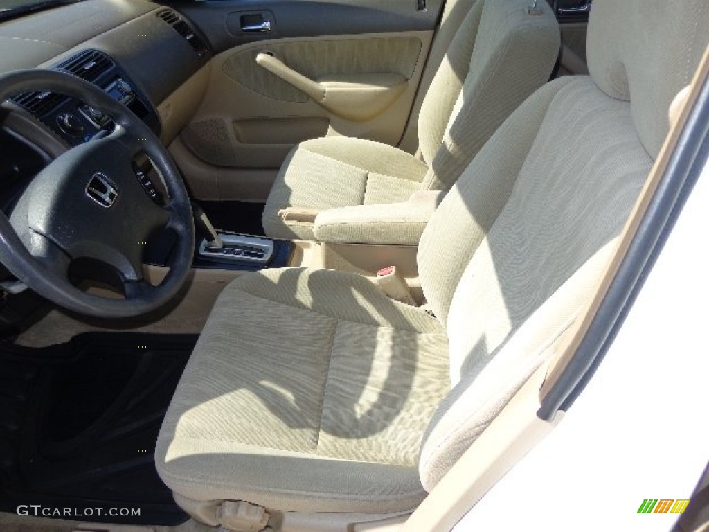 2004 Honda Civic LX Sedan Front Seat Photo #82495589