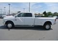 Bright White - 3500 Laramie Longhorn Crew Cab 4x4 Dually Photo No. 3