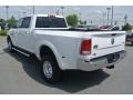 Bright White - 3500 Laramie Longhorn Crew Cab 4x4 Dually Photo No. 4