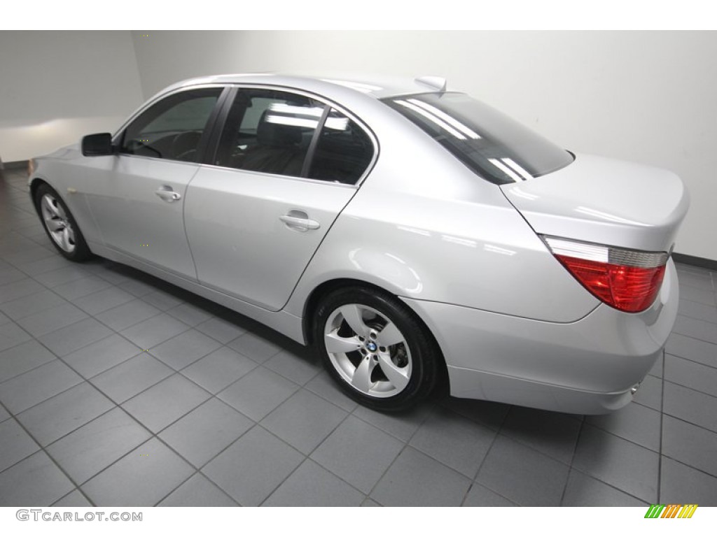 Titanium Silver Metallic 2007 BMW 5 Series 530i Sedan Exterior Photo #82496504