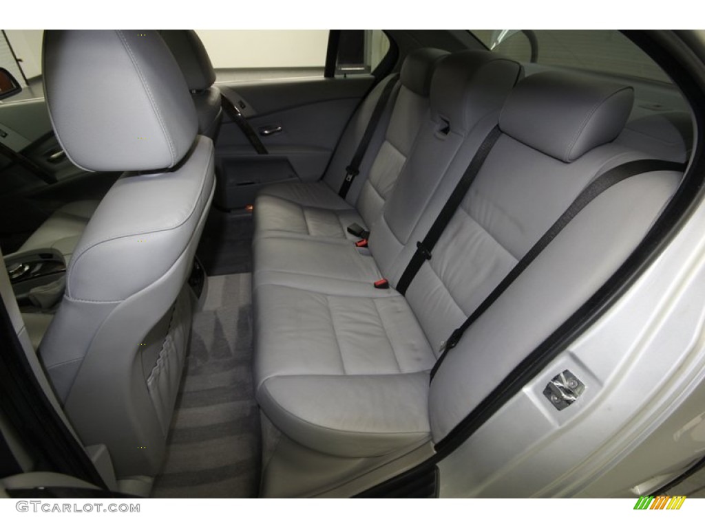 Grey Interior 2007 BMW 5 Series 530i Sedan Photo #82496663