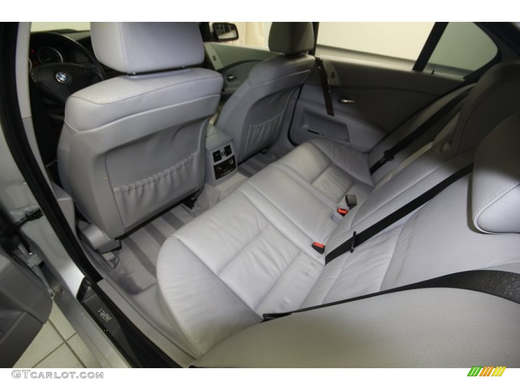Grey Interior 2007 BMW 5 Series 530i Sedan Photo #82496926