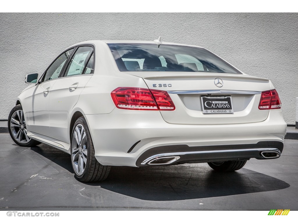 2014 E 350 Sport Sedan - Diamond White Metallic / Black photo #2