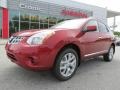 2013 Cayenne Red Nissan Rogue SV  photo #1