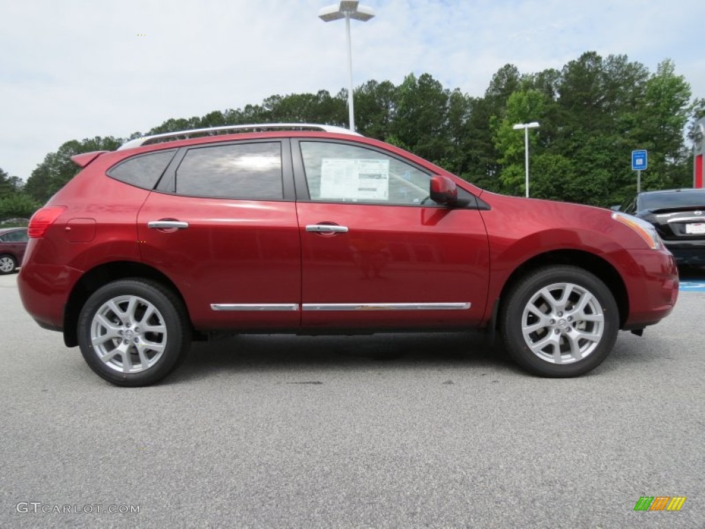 2013 Rogue SV - Cayenne Red / Gray photo #6