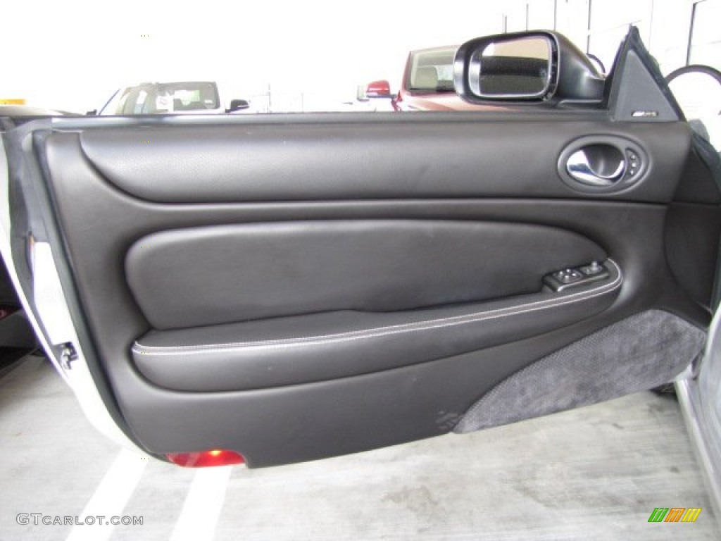 2006 Jaguar XK XKR Convertible Charcoal Door Panel Photo #82498786