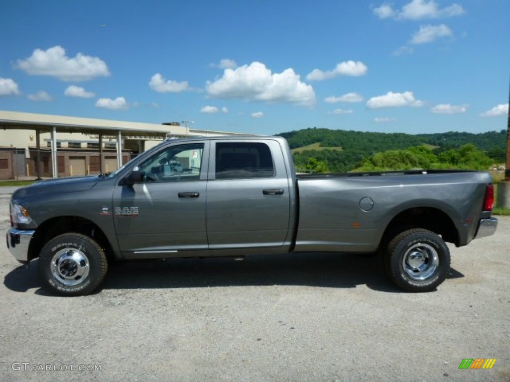 Mineral Gray Metallic 2013 Ram 3500 Tradesman Crew Cab 4x4 Dually Exterior Photo #82499096