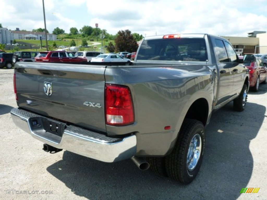 2013 3500 Tradesman Crew Cab 4x4 Dually - Mineral Gray Metallic / Black/Diesel Gray photo #6