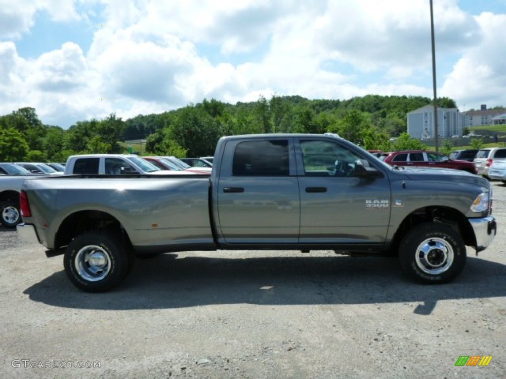 2013 3500 Tradesman Crew Cab 4x4 Dually - Mineral Gray Metallic / Black/Diesel Gray photo #7