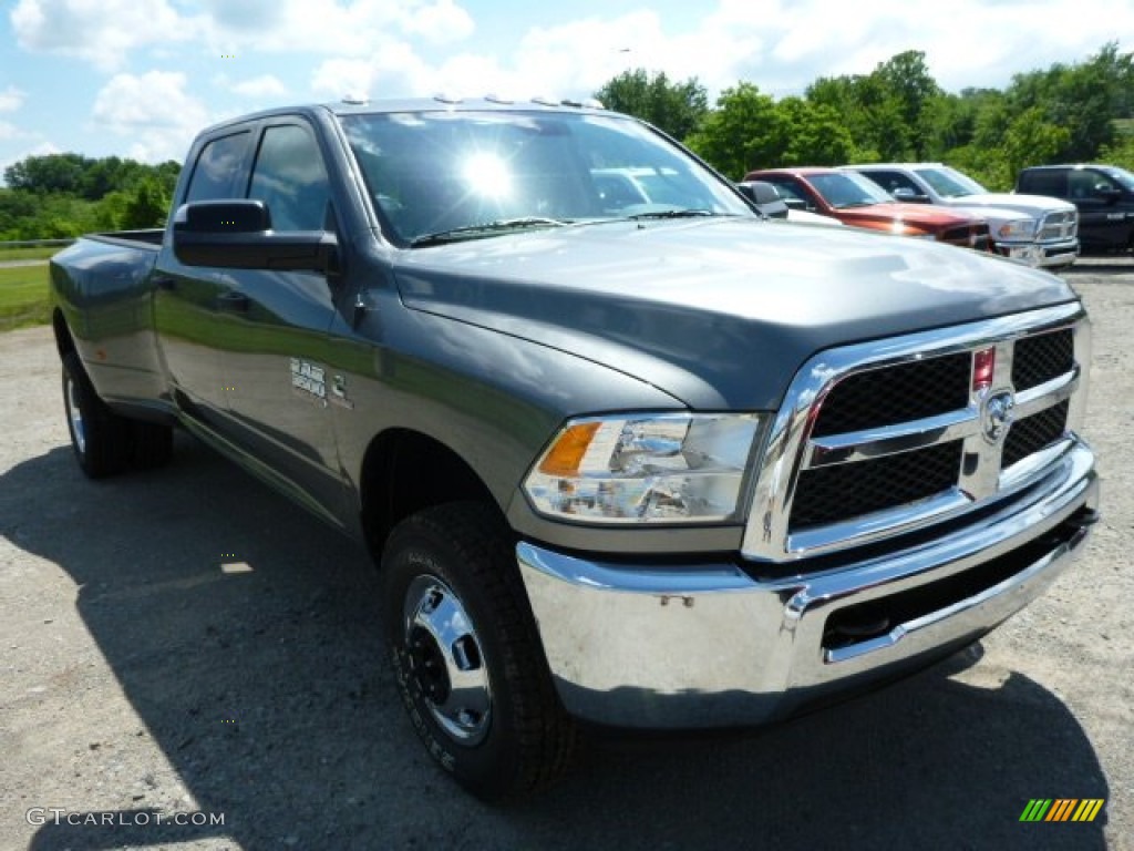 2013 3500 Tradesman Crew Cab 4x4 Dually - Mineral Gray Metallic / Black/Diesel Gray photo #8