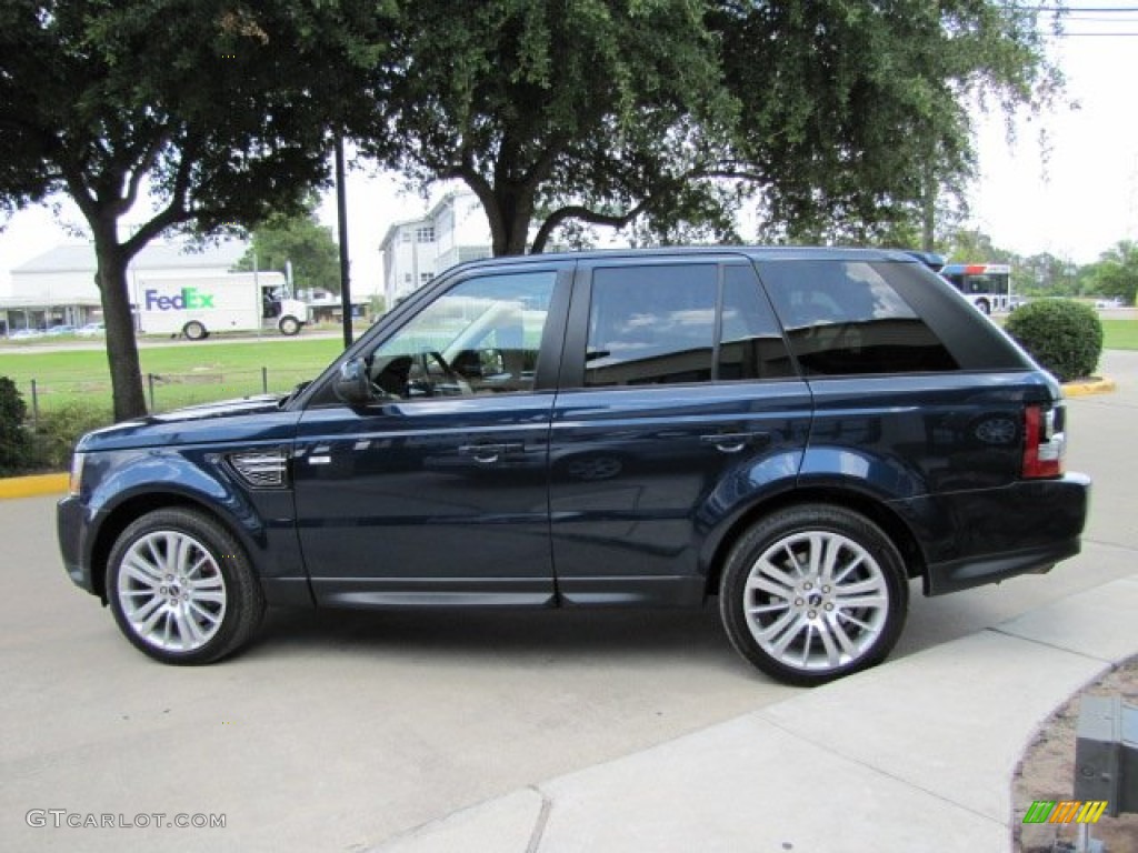 Buckingham Blue Metallic 2012 Land Rover Range Rover Sport HSE LUX Exterior Photo #82499514