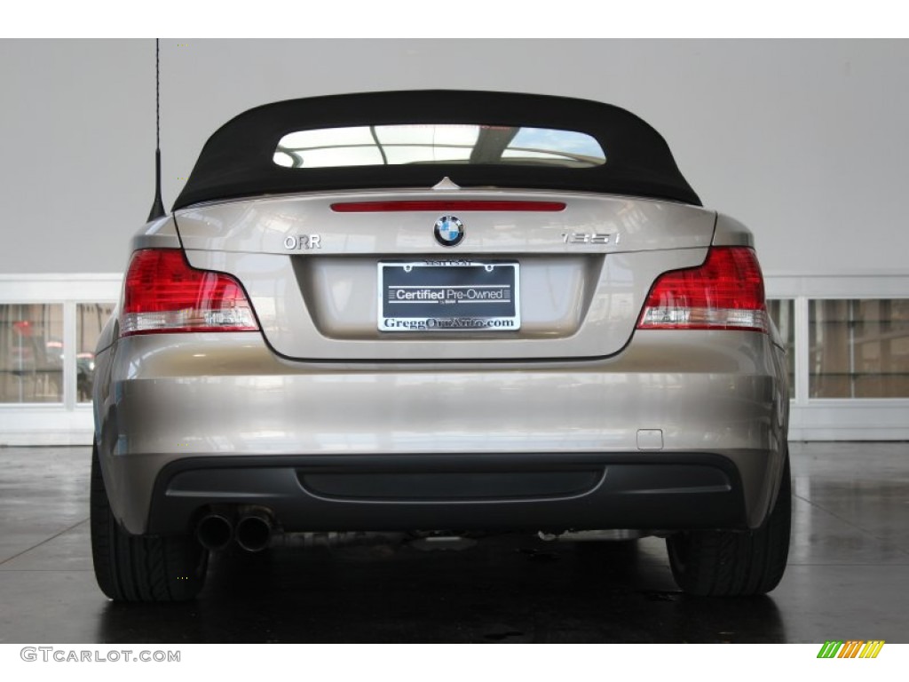 2011 1 Series 135i Convertible - Cashmere Silver Metallic / Black photo #9