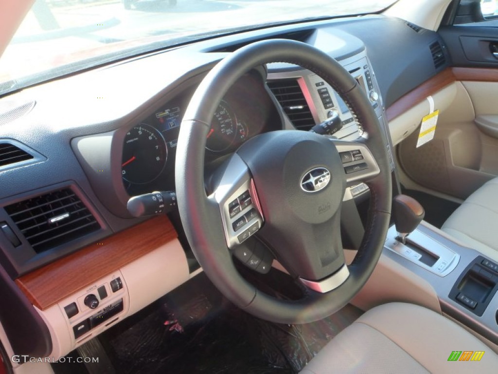 2013 Outback 3.6R Limited - Venetian Red Pearl / Warm Ivory Leather photo #13