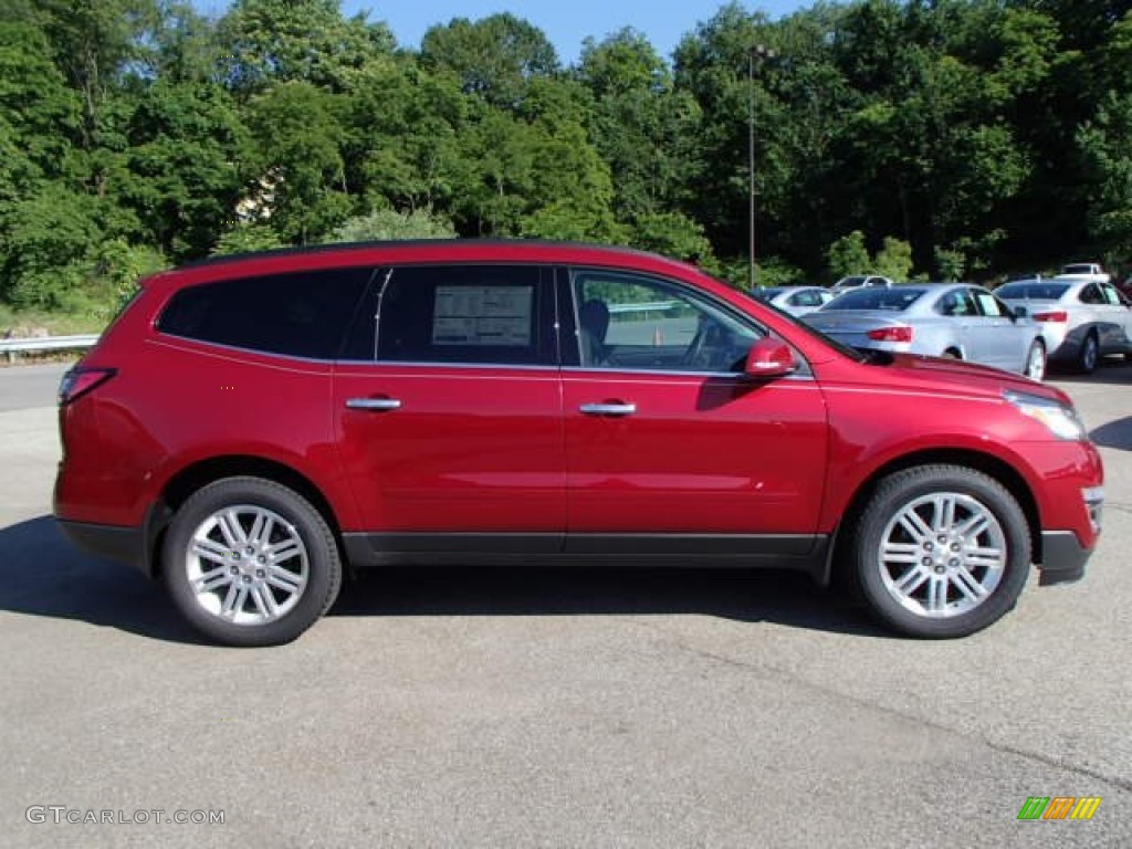 Crystal Red Tintcoat 2014 Chevrolet Traverse LT AWD Exterior Photo #82502105