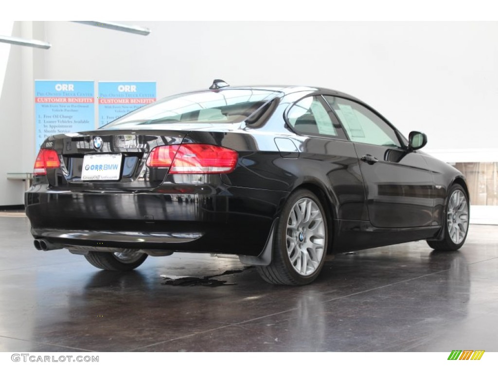 2010 3 Series 328i Coupe - Jet Black / Black photo #4
