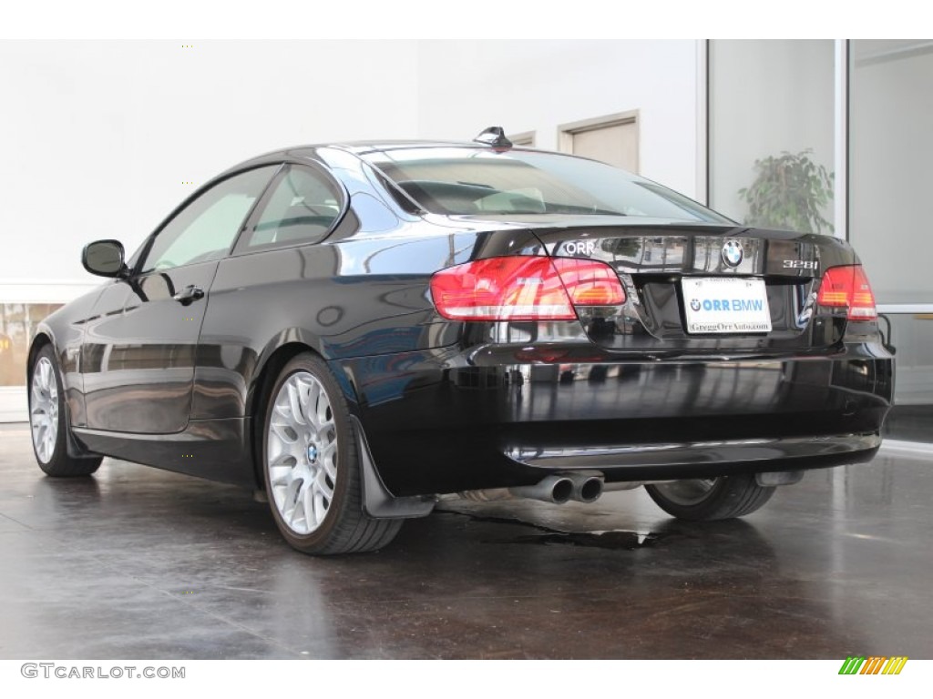 2010 3 Series 328i Coupe - Jet Black / Black photo #5