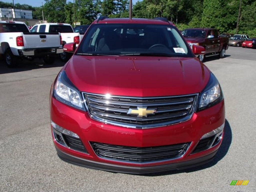 Crystal Red Tintcoat 2014 Chevrolet Traverse LT AWD Exterior Photo #82502144