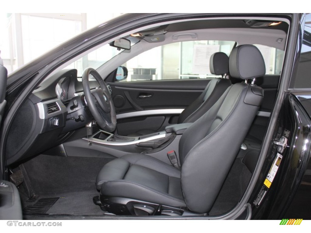 2010 3 Series 328i Coupe - Jet Black / Black photo #16