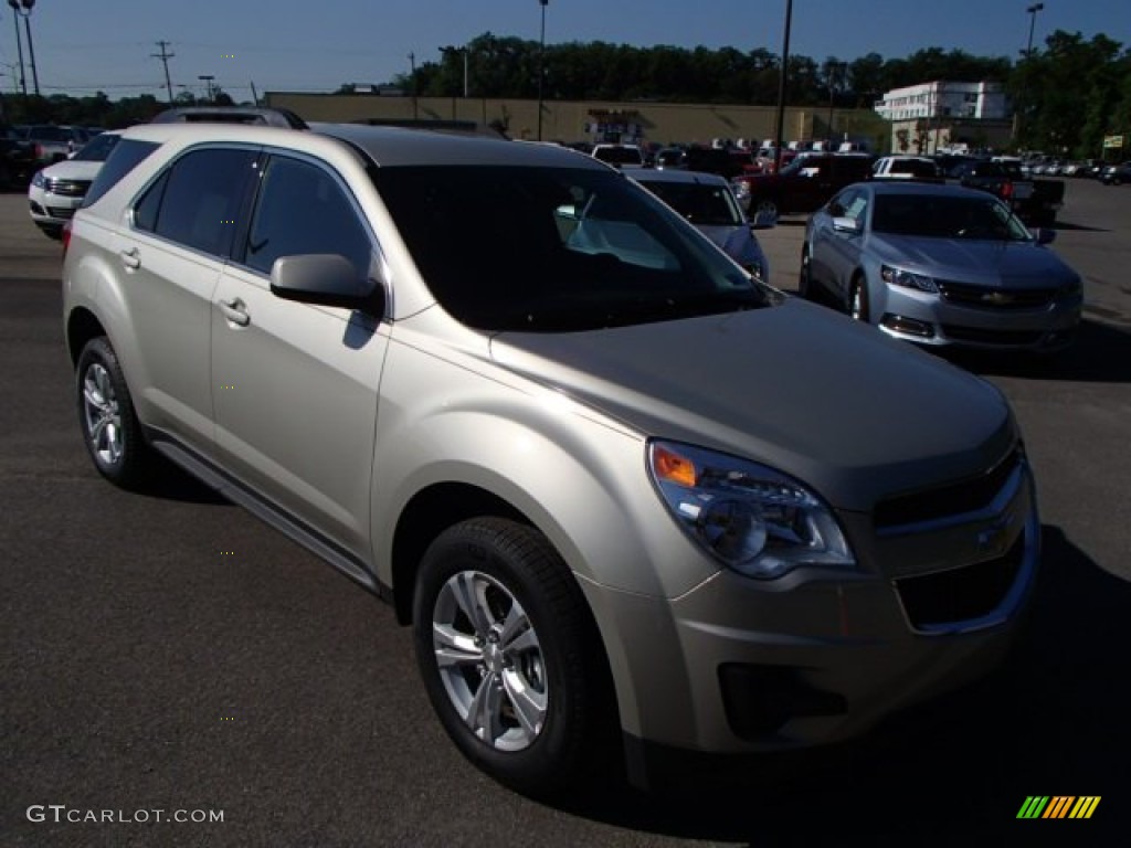 2013 Equinox LT AWD - Champagne Silver Metallic / Jet Black photo #2