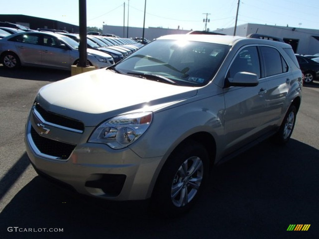2013 Equinox LT AWD - Champagne Silver Metallic / Jet Black photo #4