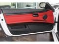Coral Red/Black Door Panel Photo for 2012 BMW 3 Series #82503124