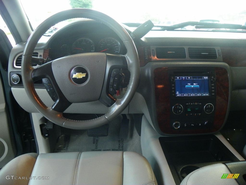 2009 Silverado 1500 LTZ Crew Cab - Blue Granite Metallic / Light Titanium photo #13