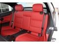 Coral Red/Black Rear Seat Photo for 2012 BMW 3 Series #82503226
