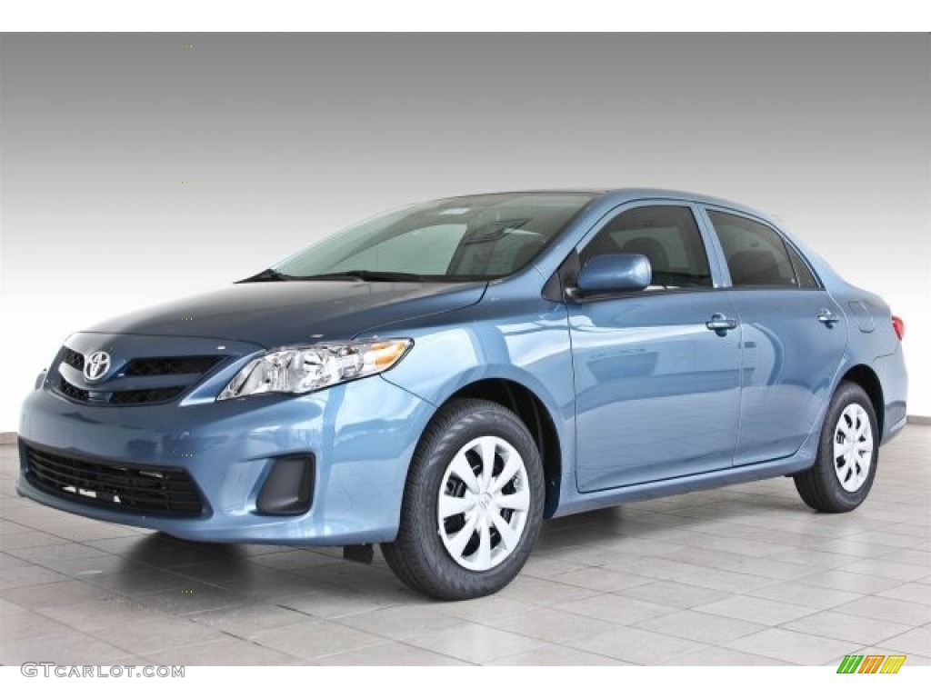 2013 Corolla L - Tropical Sea Metallic / Ash photo #1