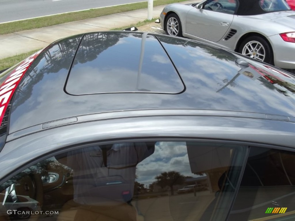 2011 911 Turbo Coupe - Meteor Grey Metallic / Natural Brown photo #8