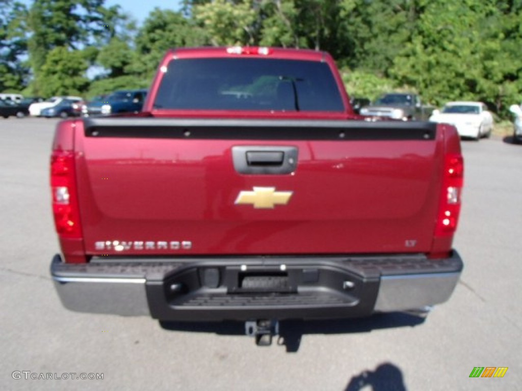 2013 Silverado 1500 LT Crew Cab 4x4 - Deep Ruby Metallic / Ebony photo #7