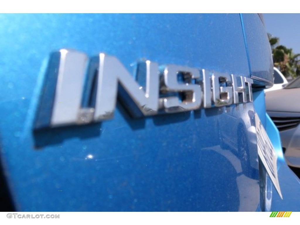 2010 Insight Hybrid EX - Clear Sky Blue Metallic / Gray photo #8