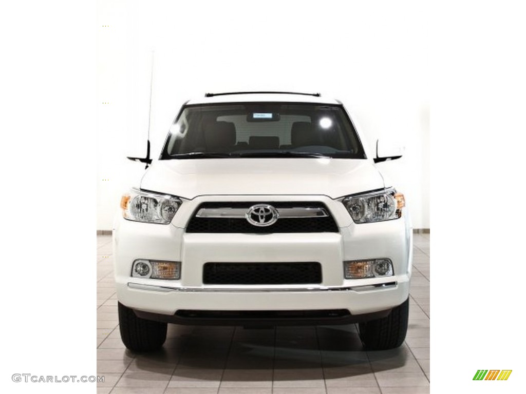 2013 4Runner SR5 4x4 - Blizzard White Pearl / Sand Beige Leather photo #3