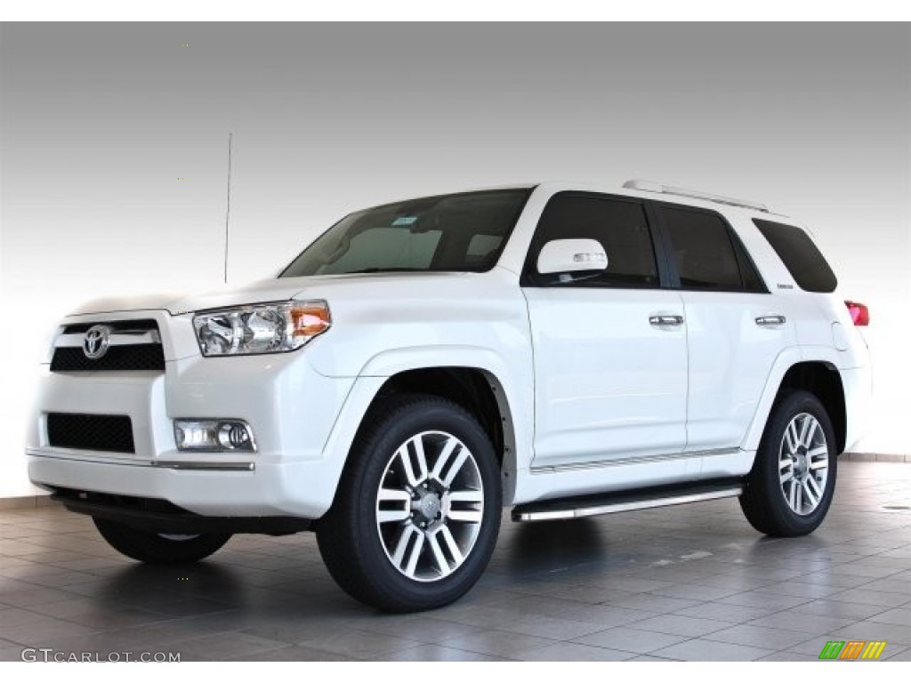2013 4Runner Limited 4x4 - Blizzard White Pearl / Sand Beige Leather photo #1