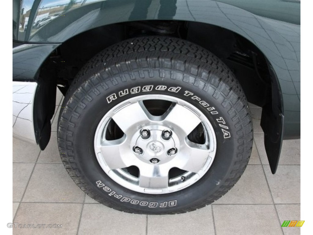 2008 Tundra Double Cab 4x4 - Timberland Green Mica / Graphite Gray photo #4