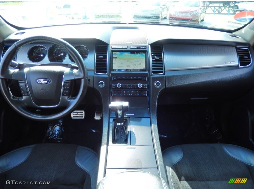 2010 Ford Taurus SHO AWD Charcoal Black Dashboard Photo #82506792