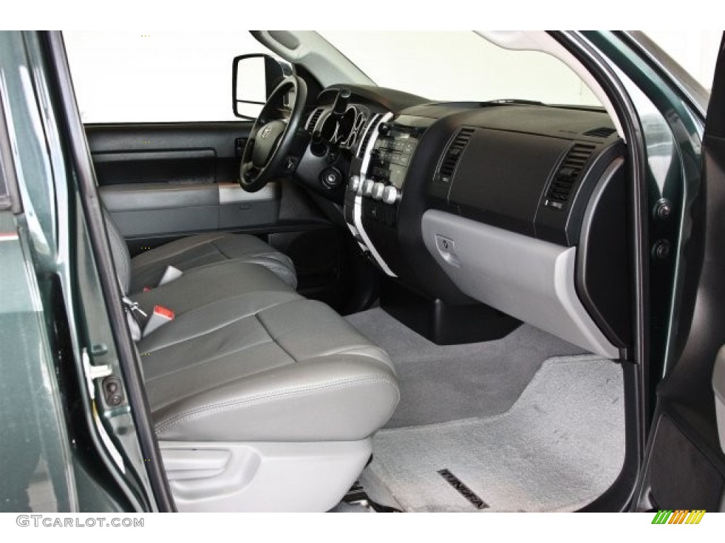 2008 Tundra Double Cab 4x4 - Timberland Green Mica / Graphite Gray photo #8
