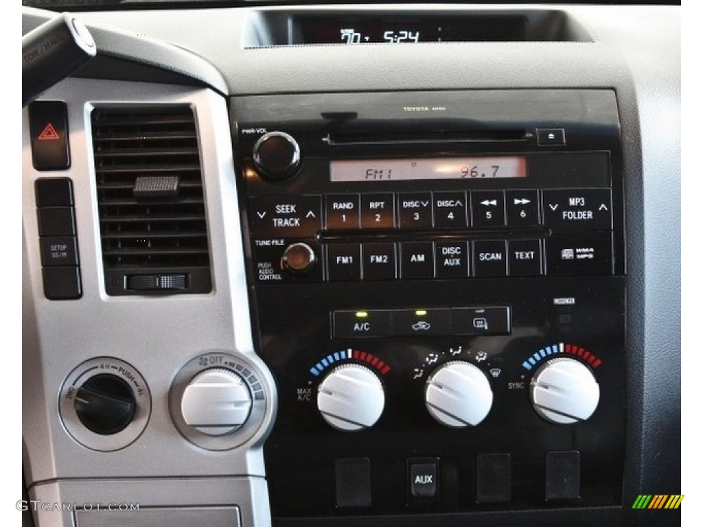 2008 Tundra Double Cab 4x4 - Timberland Green Mica / Graphite Gray photo #10